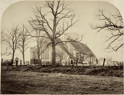 Kostel St Paulinus, Crayford, Londýn, c1865-c1894 od Flaxman Charles John Spurrell