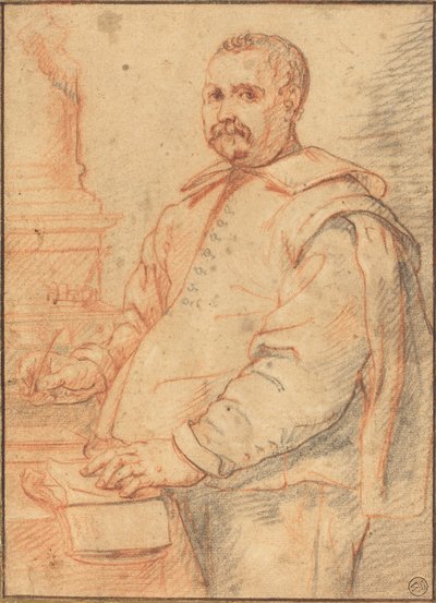 Vědecké psaní od Flemish 17th Century