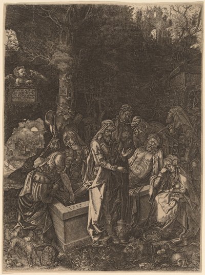 Pohřeb od Flemish 17th Century, style of Albrecht Dürer