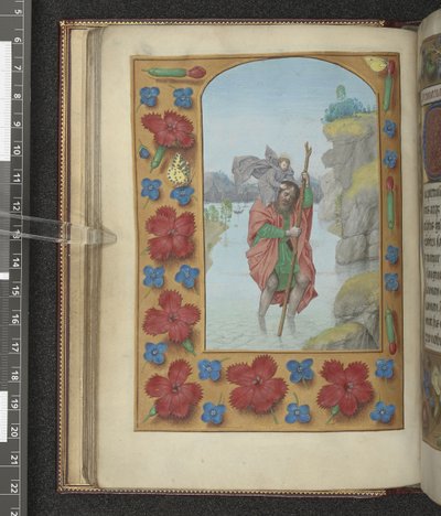 Přidat MS 54782 f.48v Saint Christopher, ilustrace z 