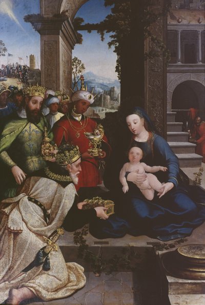 Klanění tří králů, cca 1500 od Flemish School
