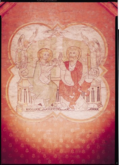 Požehnání Panny Marie (freska) od Flemish School