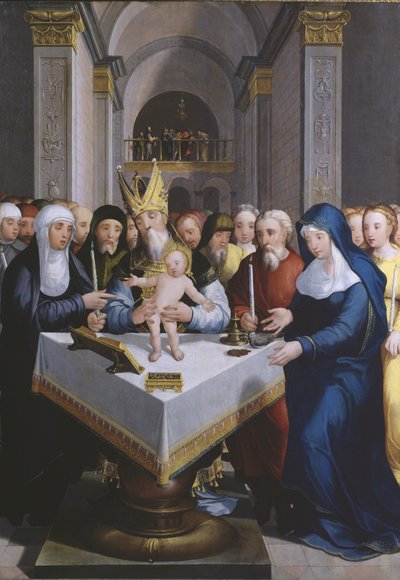Obřízka, cca 1500 od Flemish School