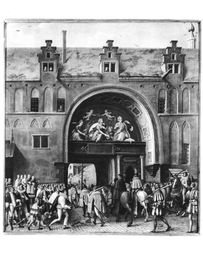 Vstup Hercula Francoise z Francie, vévody z Alenconu (1554-84) do Antverp, 19. února 1582 od Flemish School