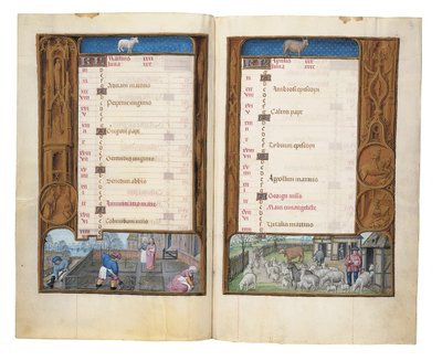 Folia z Rothschildovy knihy hodin, Gent nebo Bruggy, kolem roku 1505 od Flemish School