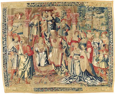 Francouzsko-vlámská biblická tapisérie, kolem 1510-30 od Flemish School