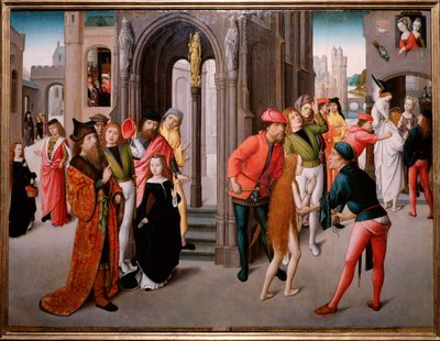 Umučení svaté Kateřiny Alexandrijské (malba od Flemish School