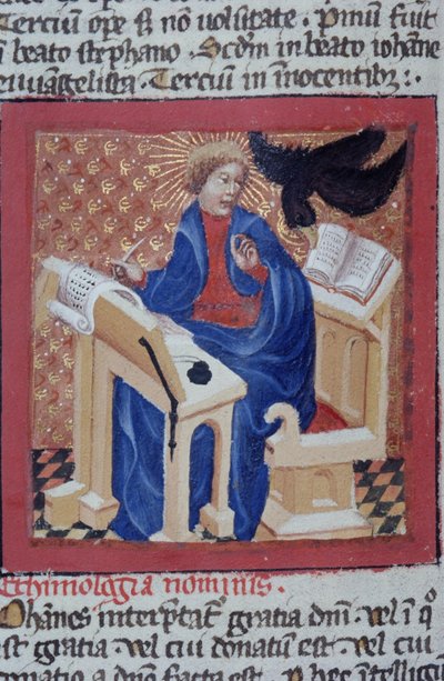 Ms Gen 1111 Stránka z Legendy Aurea, Bruggy, asi 1400-10 od Flemish School