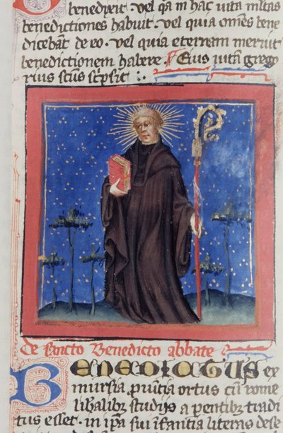 Paní Gen 1111 Page z Legenda Aurea, Bruggy, kolem 1400-10 od Flemish School