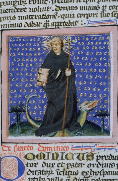 Ms Gen 1111 Stránka z Legendy Aurea, Bruggy, asi 1400-10 od Flemish School