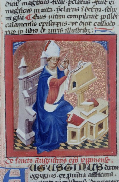 Paní Gen 1111 Page z Legenda Aurea, Bruggy, kolem 1400-10 od Flemish School