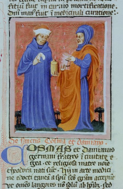 Paní Gen 1111 Page z Legenda Aurea, Bruggy, kolem 1400-10 od Flemish School