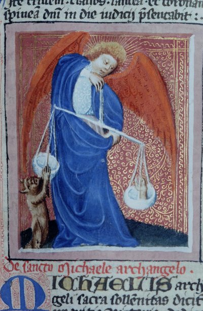 Paní Gen 1111 Page z Legenda Aurea, Bruggy, kolem 1400-10 od Flemish School