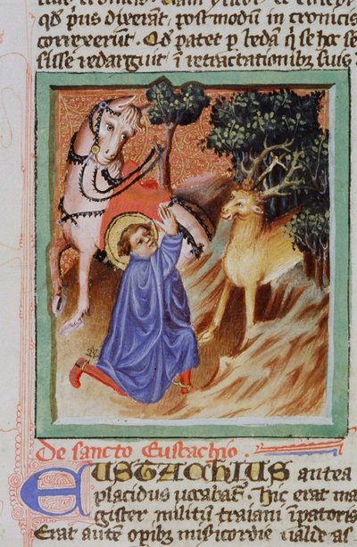 Paní Gen 1111 Page z Legenda Aurea, Bruggy, kolem 1400-10 od Flemish School