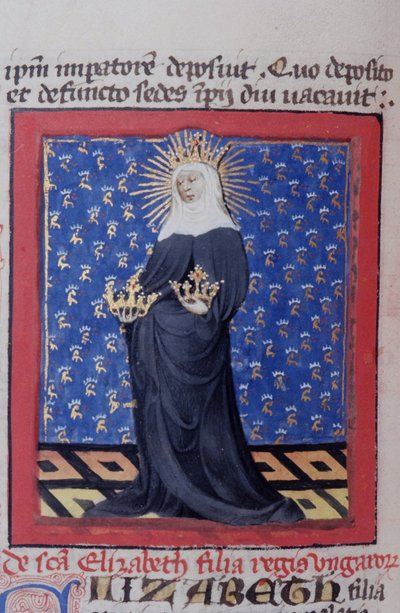 Paní Gen 1111 Page z Legenda Aurea, Bruggy, kolem 1400-10 od Flemish School