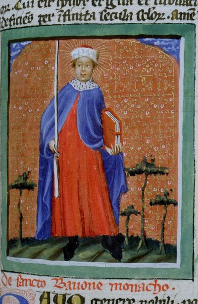 Paní Gen 1111 Page z Legenda Aurea, Bruggy, kolem 1400-10 od Flemish School