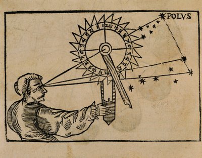 Petrus Apianus pozorující pohyb hvězd od Flemish School
