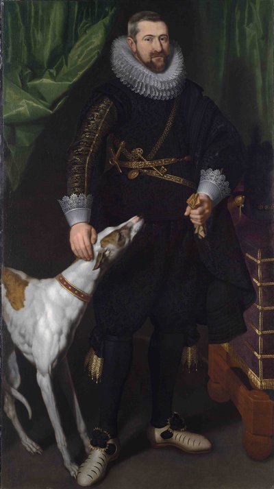 Portrét Charlese-Alexandra de Croÿ od Flemish School