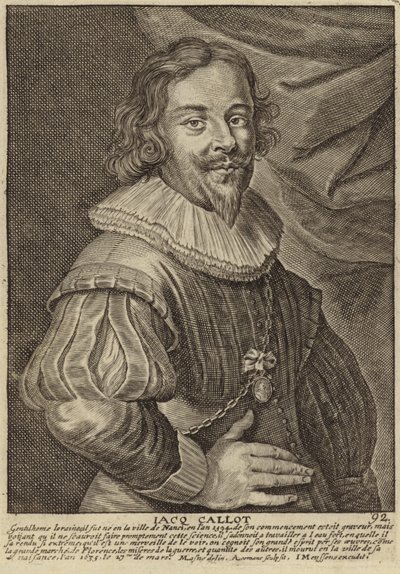 Portrét Jacquese Callota od Flemish School