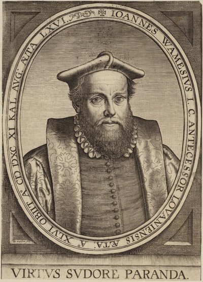 Portrét Jana Wamesia od Flemish School