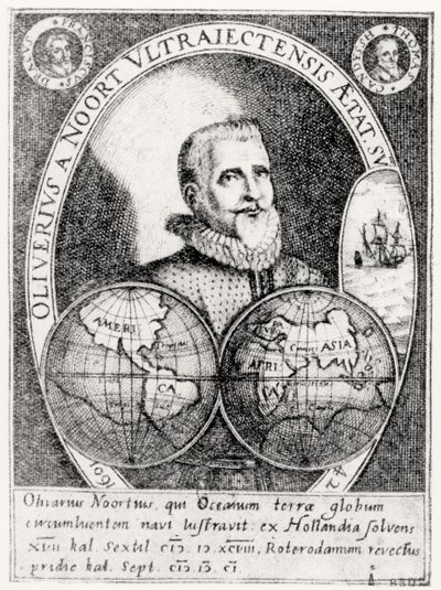 Portrét Olivera Noorta (1558-1627) ve věku 42 let od Flemish School