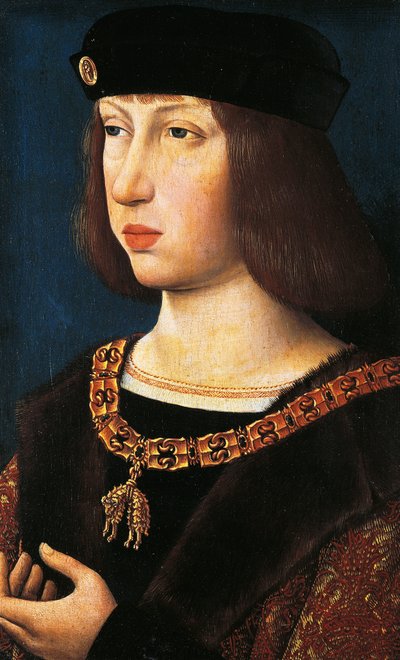 Portrét Filipa I. Kastilského, známého jako Spravedlivý, kastilského a leónského krále-konzora od Flemish School