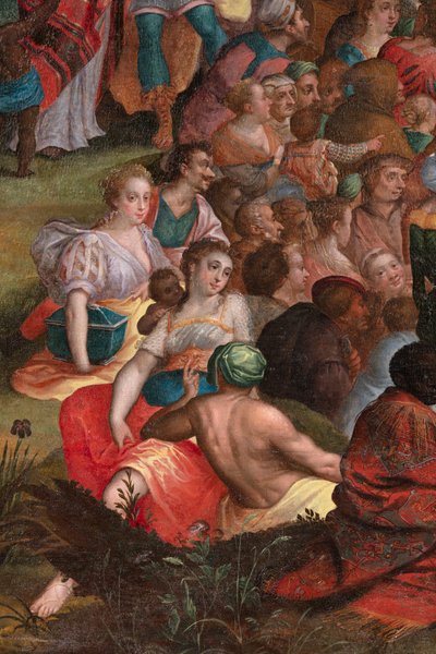 Janovo kázání na poušti od Flemish School