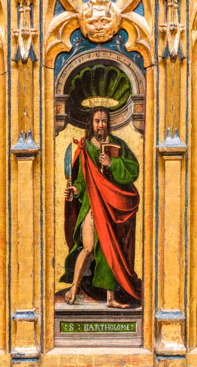 Relikviářová truhla, Saint Bartholomew (Bartoloměj) od Flemish School