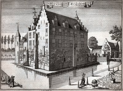 hrad Rijsenburg. (rytina od Flemish School