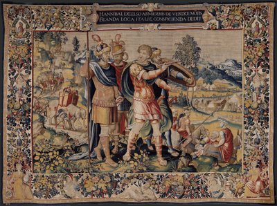 Historie Hannibala, kolem roku 1570 (tapisérie) od Flemish School