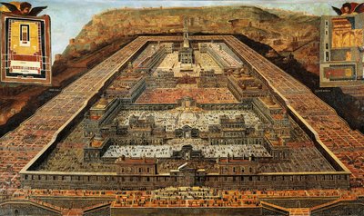 Salomonův chrám od Flemish School