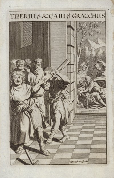 Tiberius a Caius Gracchus od Flemish School