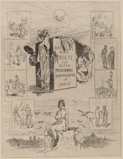 Frontispiece: The Dregs of Society (Las bas-fonds de la societe) od Félicien Rops