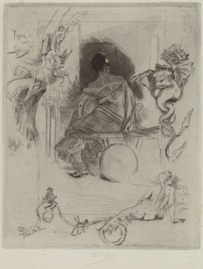 Poslední Maja, 1880. od Félicien Rops
