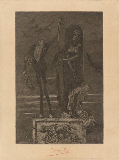 Nejvyšší neřest: Frontispis od Félicien Rops