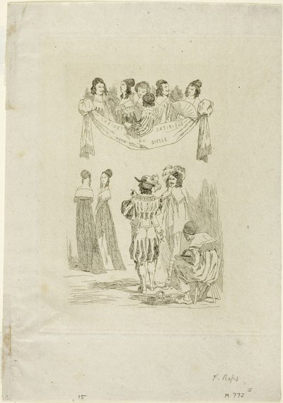 Satirický kabinet od Félicien Rops