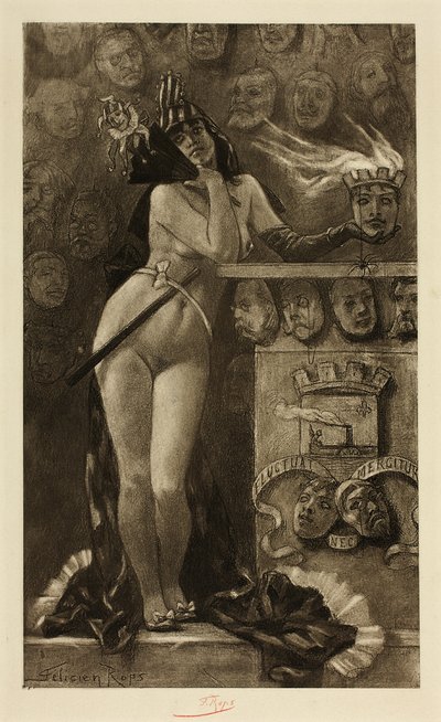 Moderní masky od Félicien Rops