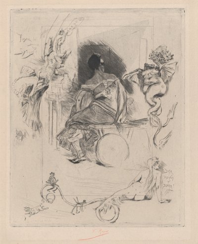Poslední Maja, druhá polovina 19. století. od Félicien Rops