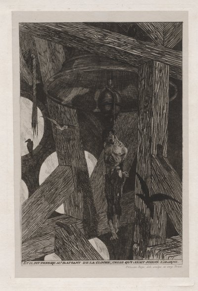 The Legend and Adventures of Ulenspiegel and Lamme Goedzak: The Hanged Man..., 1867. od Félicien Rops