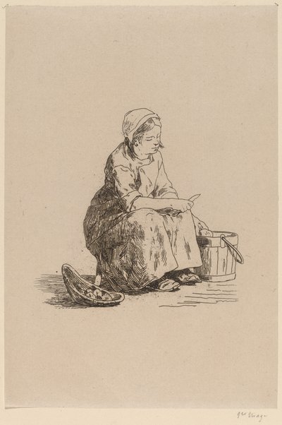 Malá škrabka na brambory Malá škrabka na brambory. od Félicien Rops