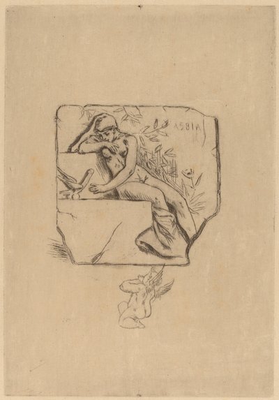 Vrabec z Lesbie od Félicien Rops