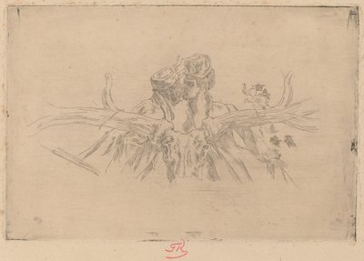 Vlak Maris Le train de Maris. od Félicien Rops
