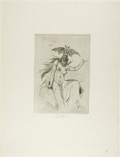 Bojovník od Félicien Rops