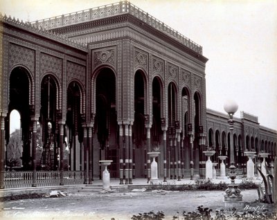 Palác Gazirah v Káhiře od Félix Bonfils