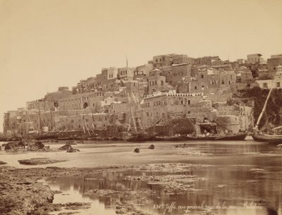 Jaffa, celkový pohled převzat z moře - Palestina od Félix Bonfils