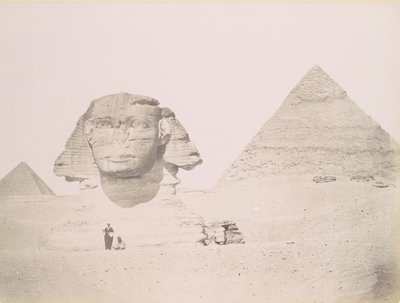 Pyramides et le Sphinx, 1860-70s, tištěné ca. 1870. od Félix Bonfils