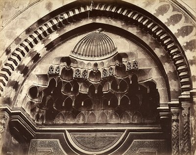 Reliéf výklenku, Egypt od Félix Bonfils