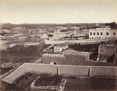 Pohled na město Haifa, Izrael od Félix Bonfils