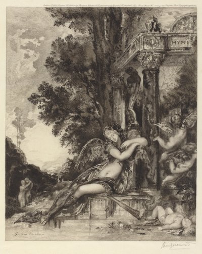 Svár bohyně [La Discord] od Félix Bracquemond, after Gustave Moreau