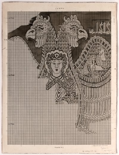 Schematic Drawings of Buyid Silk (1962.264) od Félix Guichert